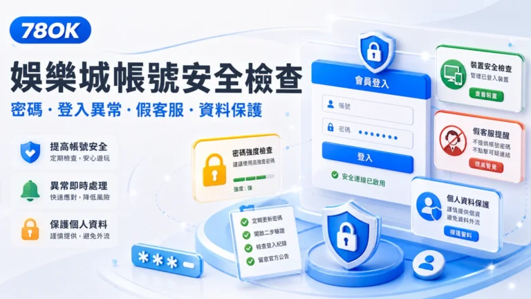 TU 娛樂城帳號安全檢查，包含密碼、登入異常、假客服與資料保護