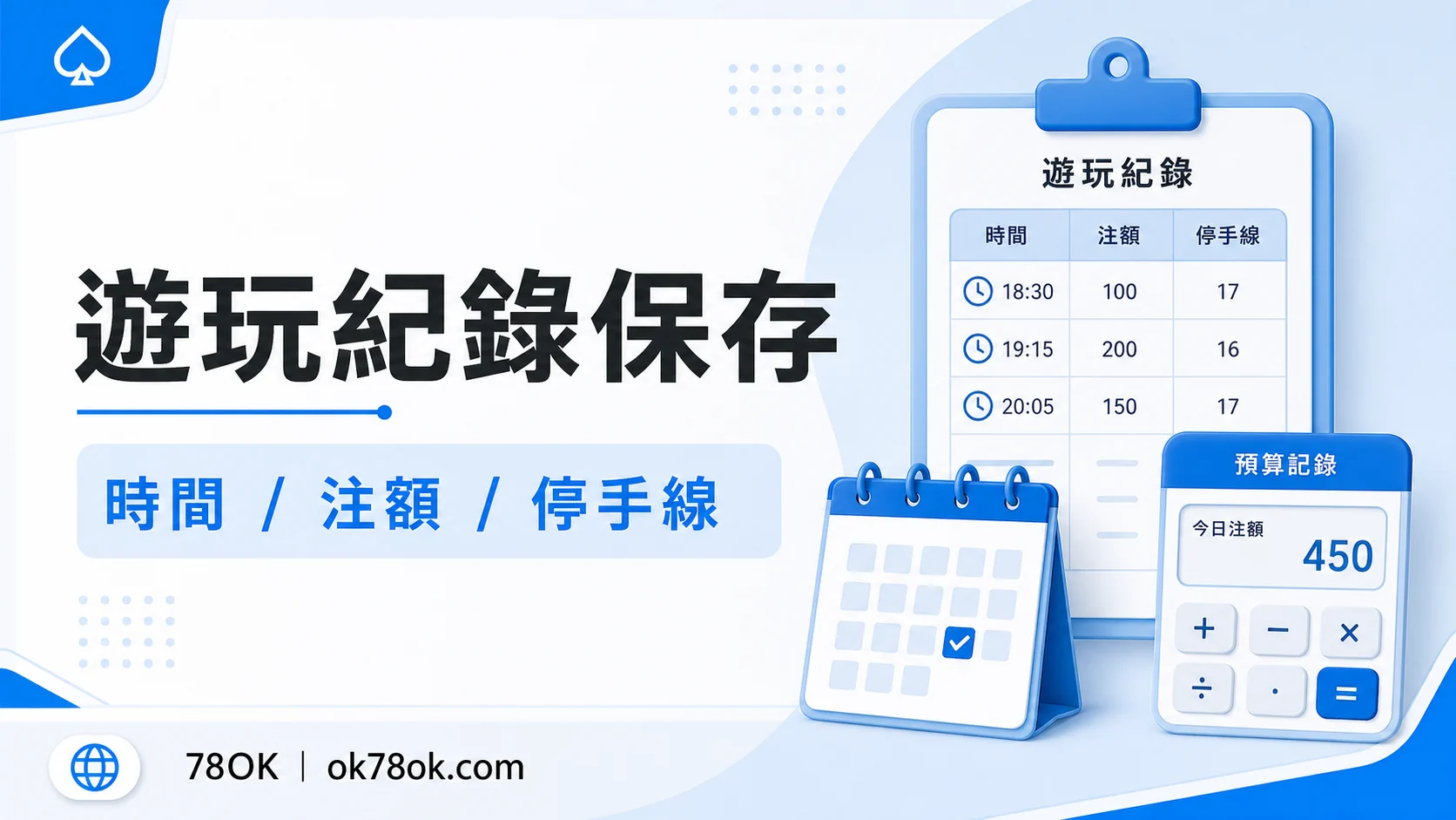 TU 21點新手怎麼玩?官方整理規則、動作選擇與預算提醒 4 TU 21點遊玩紀錄保存示意,包含時間、注額與停手線