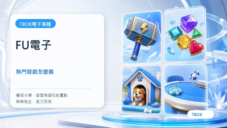 FU電子完整介紹|雷神、黑帝斯、狗屋與莊神牛牛怎麼選 10 FU電子|TU電子遊戲介紹封面